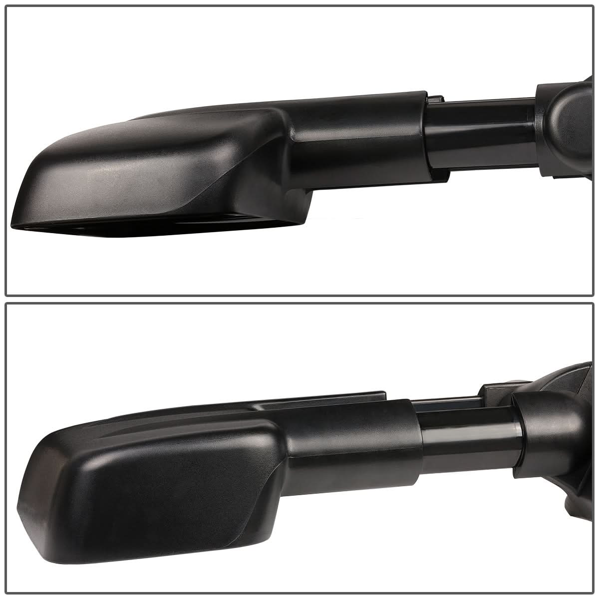 Right side Chevrolet Silverado 2007-2013 powered heated towing mirror by K2 Industries, showing the mirror and housing details.