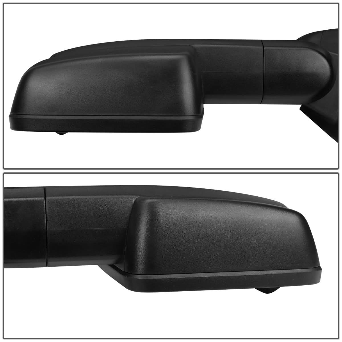 K2 Industries towing mirrors for 2014-2017 Chevrolet Silverado and GMC Sierra, powered heated LED side mirrors