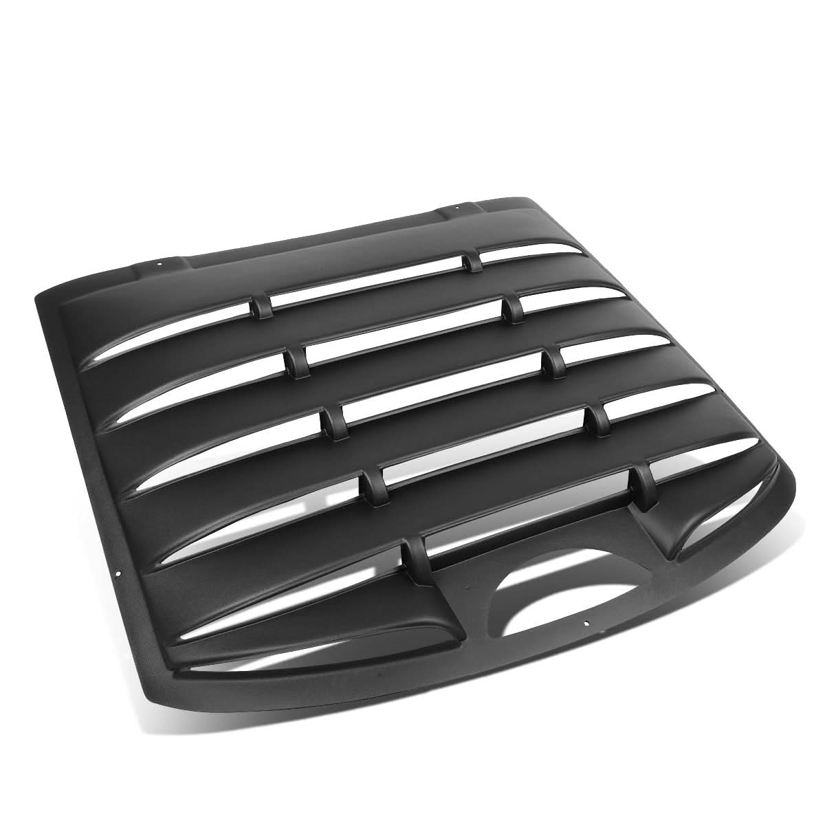Chevrolet Cavalier 1995-2003 rear window louver in black by K2 Industries, designed for 2-door models, enhances rear window style.
