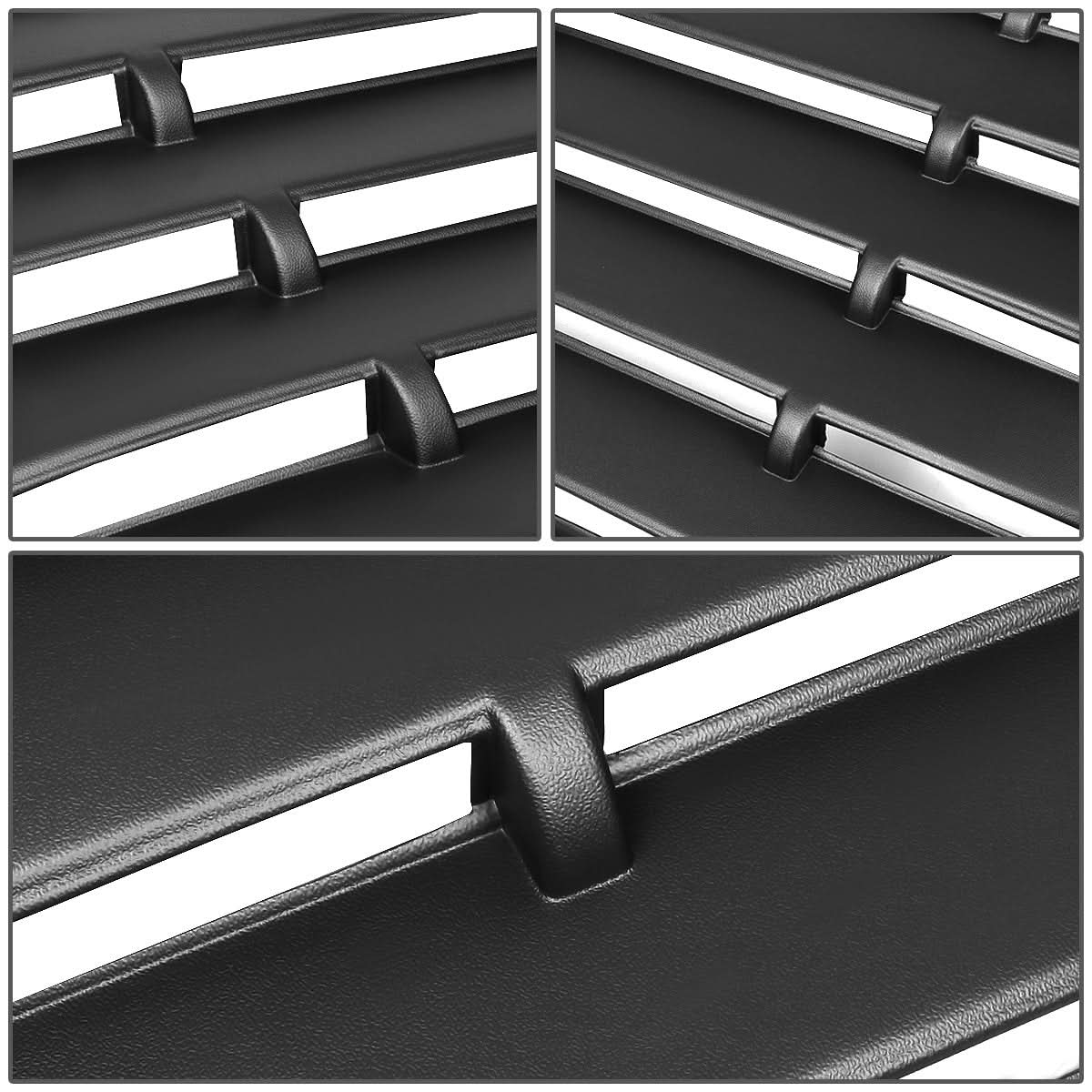 Chevrolet Cavalier 1995-2003 rear window louver by K2 Industries, 2-door model, installed on car's rear window.