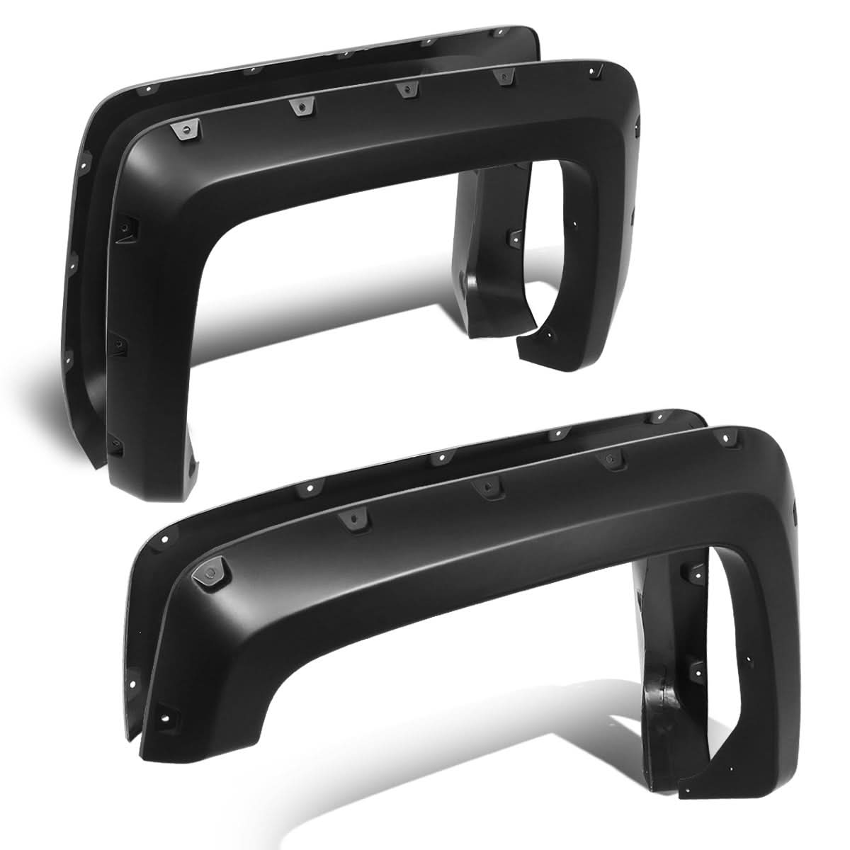 Chevrolet Silverado 2500HD/3500HD pocket-riveted wheel flares by K2 Industries, body accessories for truck wheel arches.