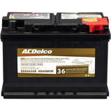 ACDelco Battery, Gold, AGM, Starting, 12 V, 760 Cold Cranking Amps, Top Terminals, BCI 48 Group - 48AGMHR