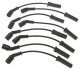 ACDelco Spark Plug Wire Set, 7mm. Diameter, Spiral Core, Black, Chevy, Cadillac, GMC, Hummer, Set - 9748HH