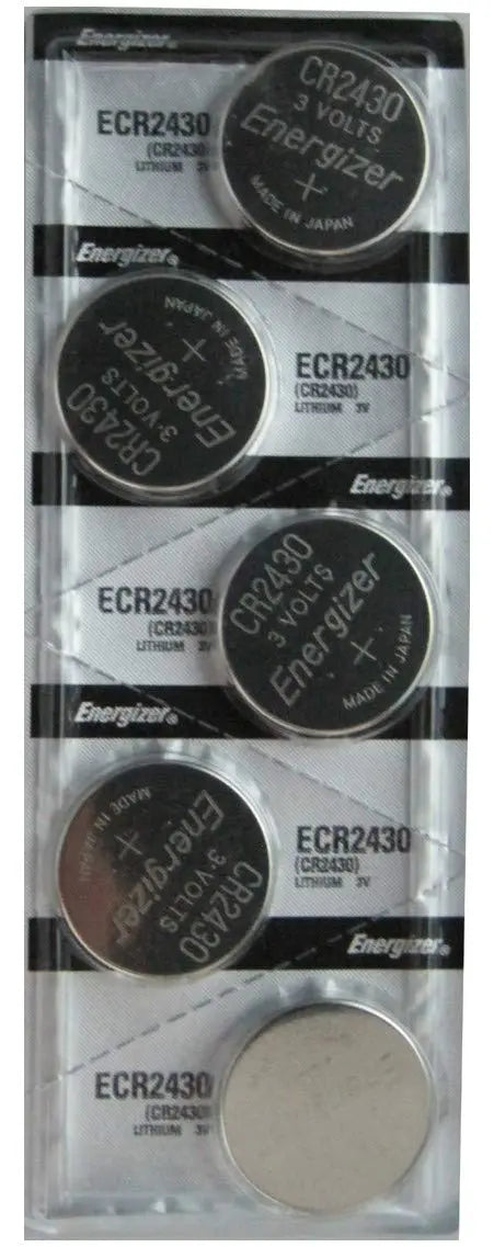 Energizer 5 Pack CR2430 3V Lithium Batteries Gm Service Guy
