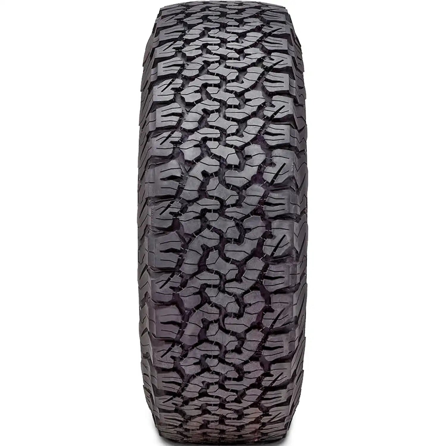 BFGoodrich All Terrain TA KO2 tire in LT255/55R18 size, featuring rugged tread and sidewall detail for off-road durability.