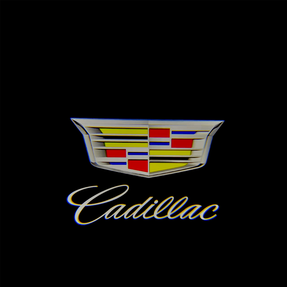 Custom Puddle Lights Cadillac Optiq Premium Door Puddle Lights Various Designs 2023-2026, additional view 4