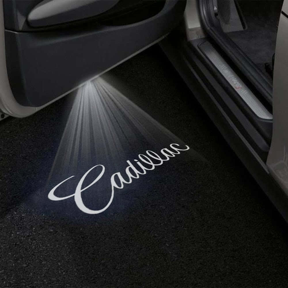 Custom Puddle Lights Cadillac ATS Premium Under Door Projector Puddle Lights Various Designs 2013-2019, additional view