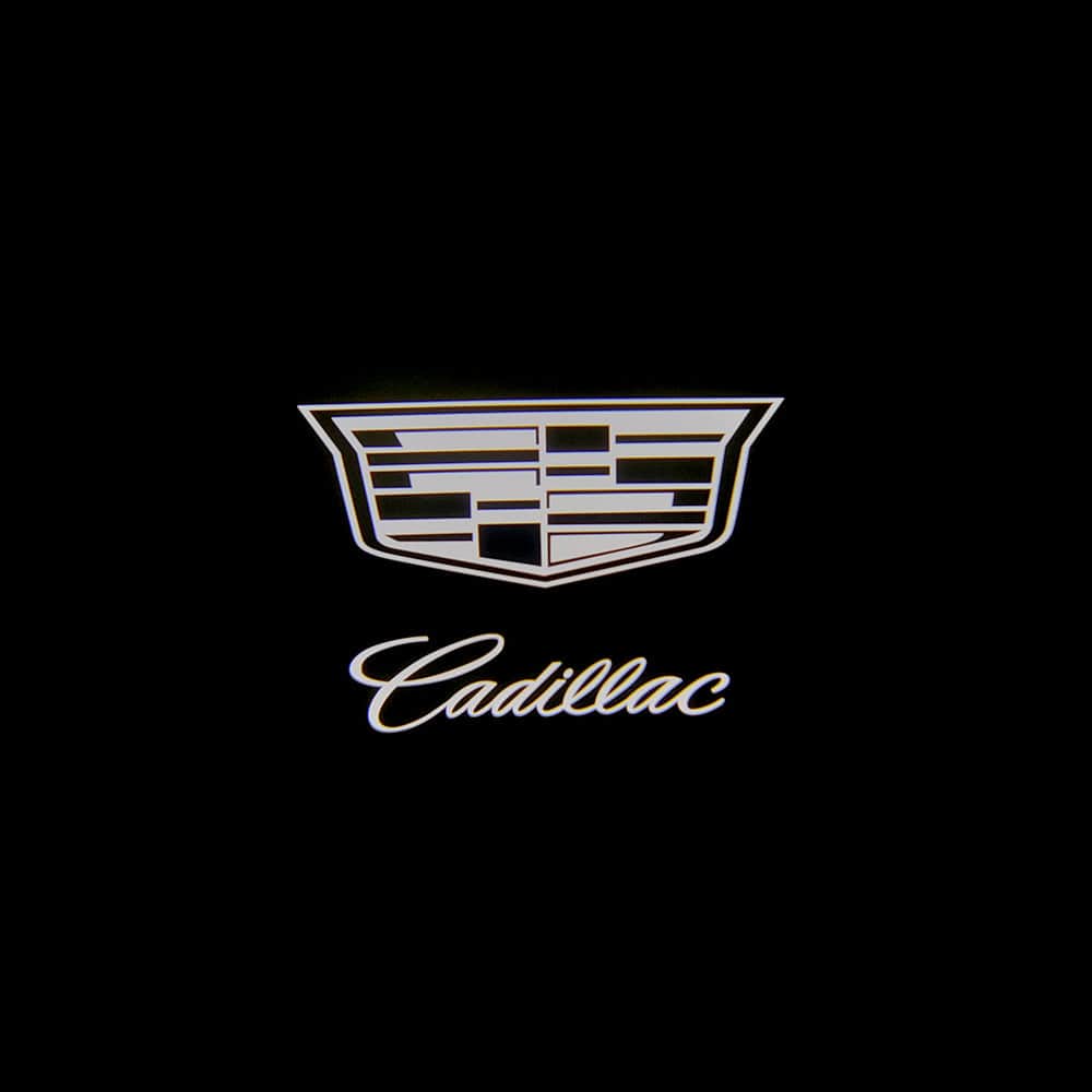 Cadillac DTS Door Stick On Puddle Lights Various Designs 2006–2011 Custom Puddle Lights