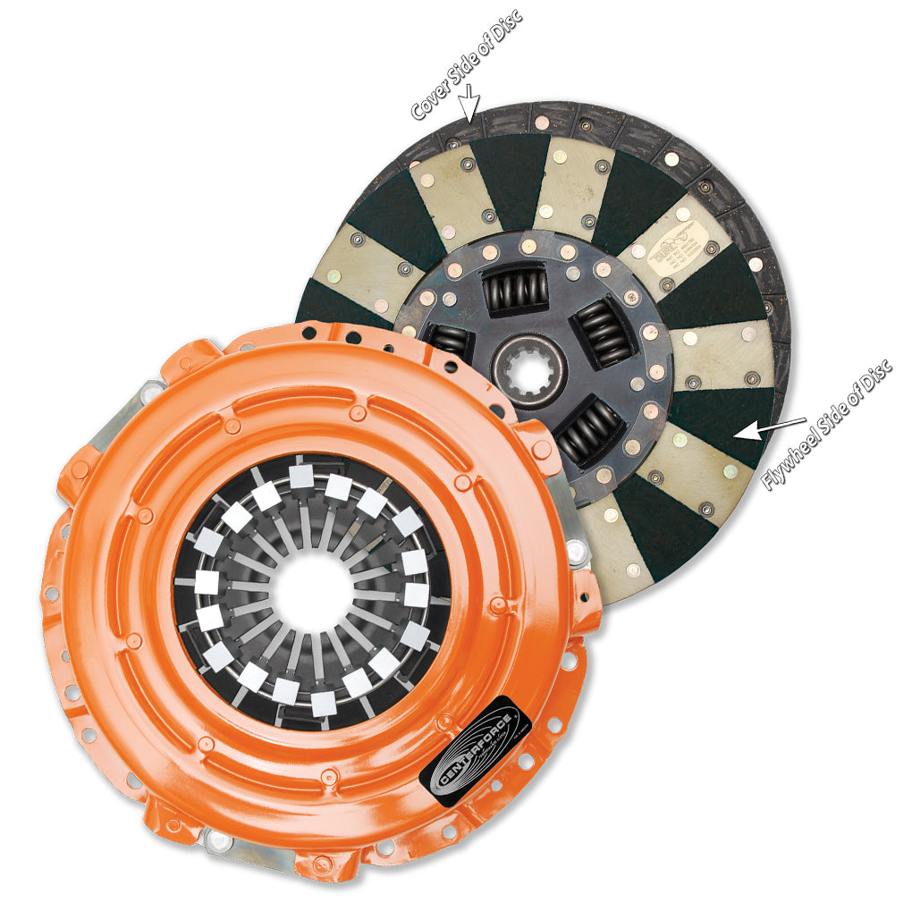 Centerforce Dual Friction ? High Performance Clutch Pressure Plate And Disc Set 591 Ft/lbs Capacity 11in Dia. 26-Spline Fits Chevrolet Corvette 5.7L Montgomery Parts