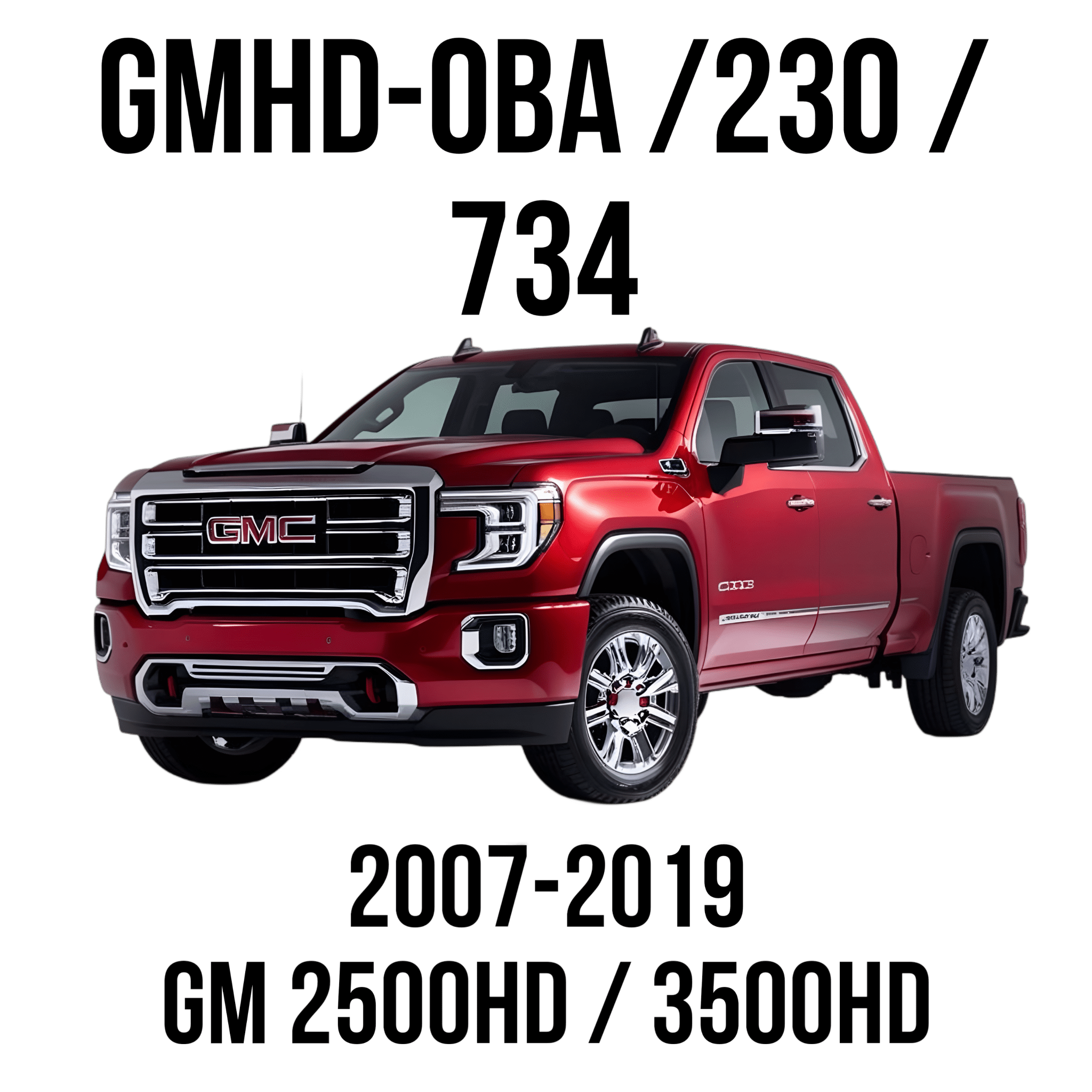 Kleinn automotive direct-fit train horn and onboard air system installed in a 2007-2019 GM 2500HD/3500HD truck.