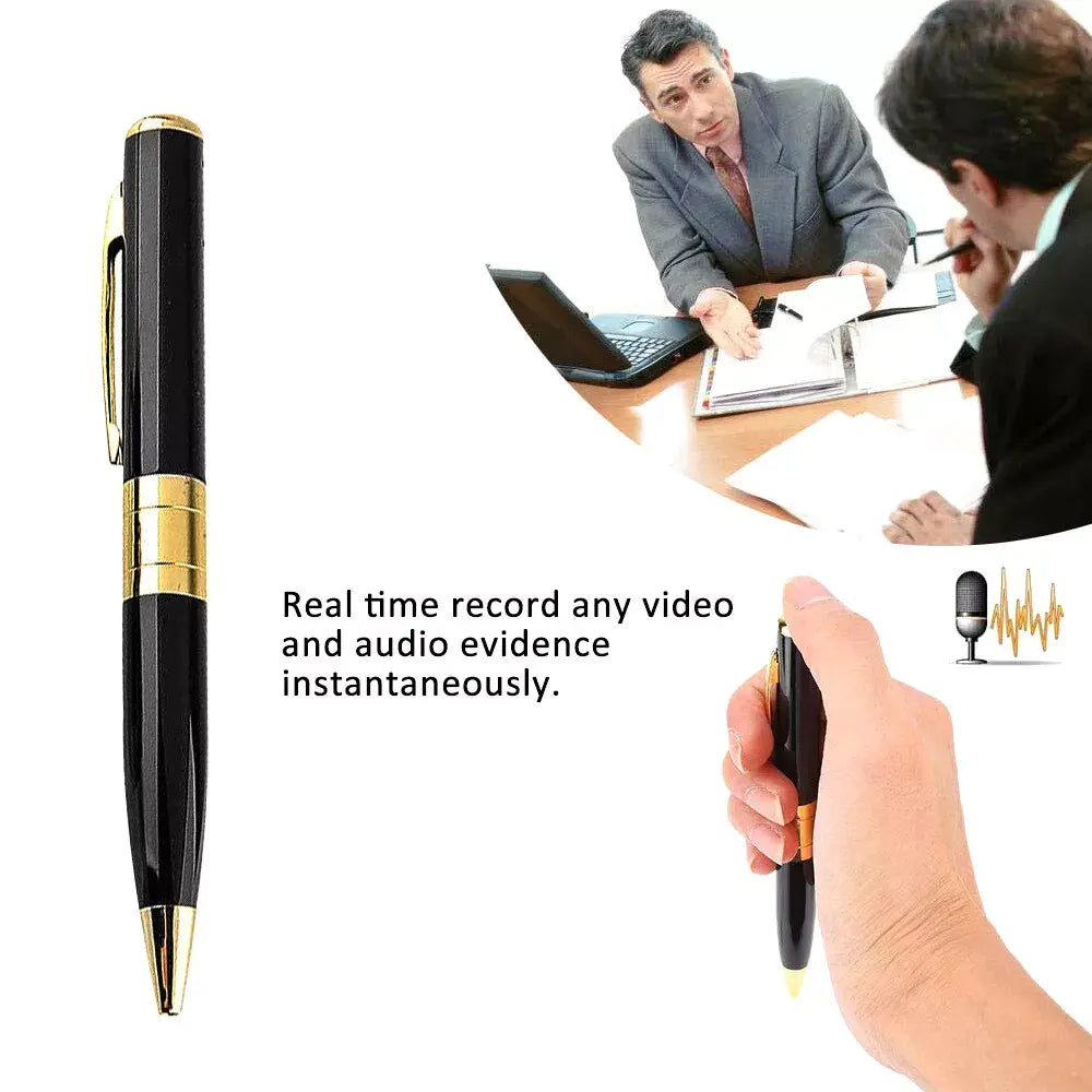 Mini Pen Camera by Gm Service Guy with 1080P HD video, hidden pocket recorder, audio, and discreet design for security use.