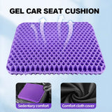 Gel Seat Cushion Honeycomb Breathable Cooling Coccyx Pillow for Tailbone Pain Relief for Office, Car & Wheelchair