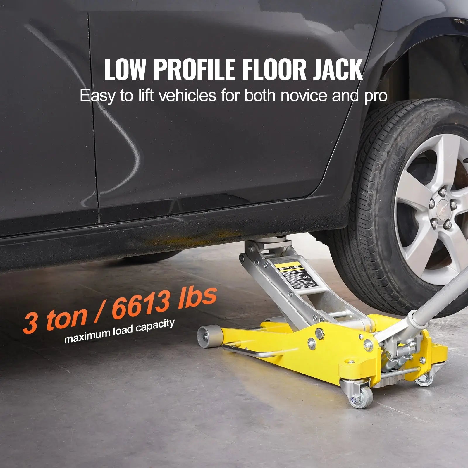 SucceBuy 3T/2T Floor Jack Aluminum Hydraulic Racing Jack Hydraulic Car Jack with Dual Piston Quick Lift Pump for Auto Repaire Gm Service Guy