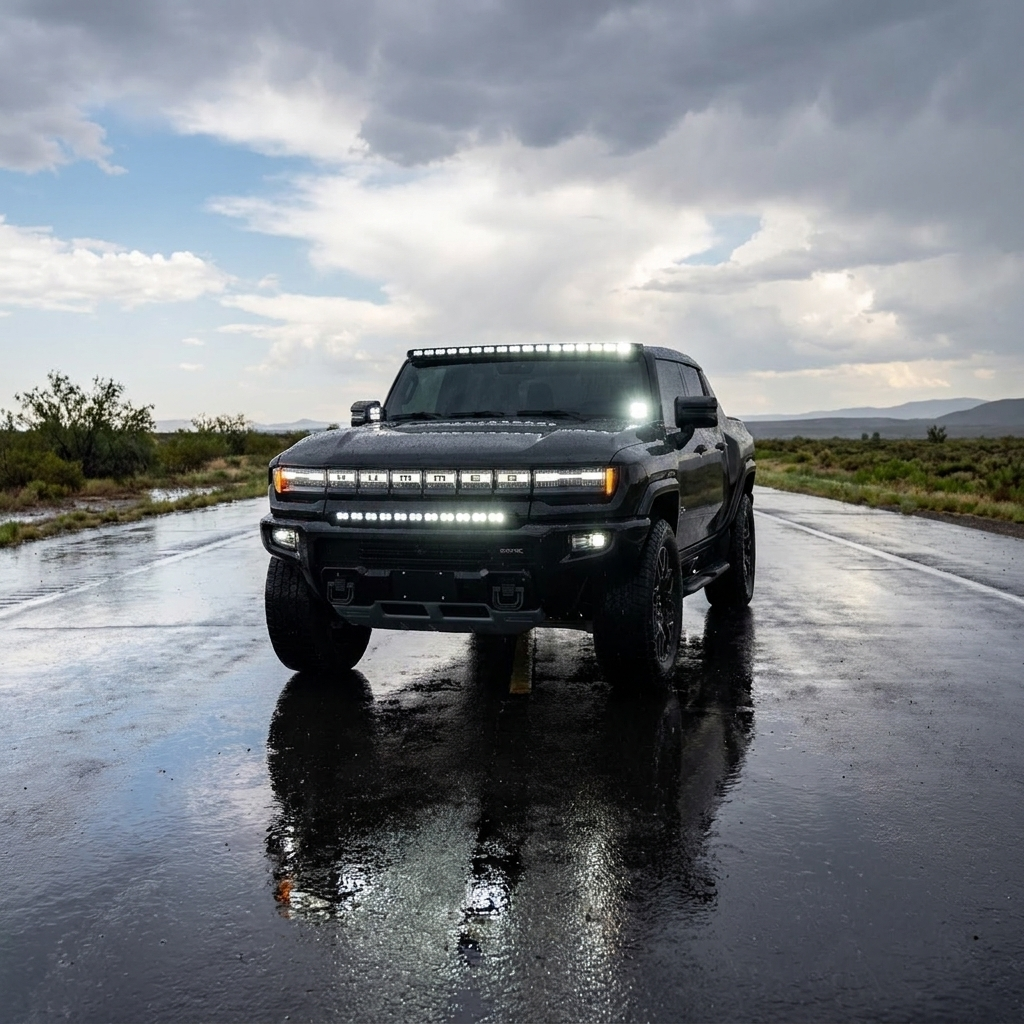 M&R Automotive 2022+ GMC Hummer EV Roof 60in Light Bar - PRO, additional view