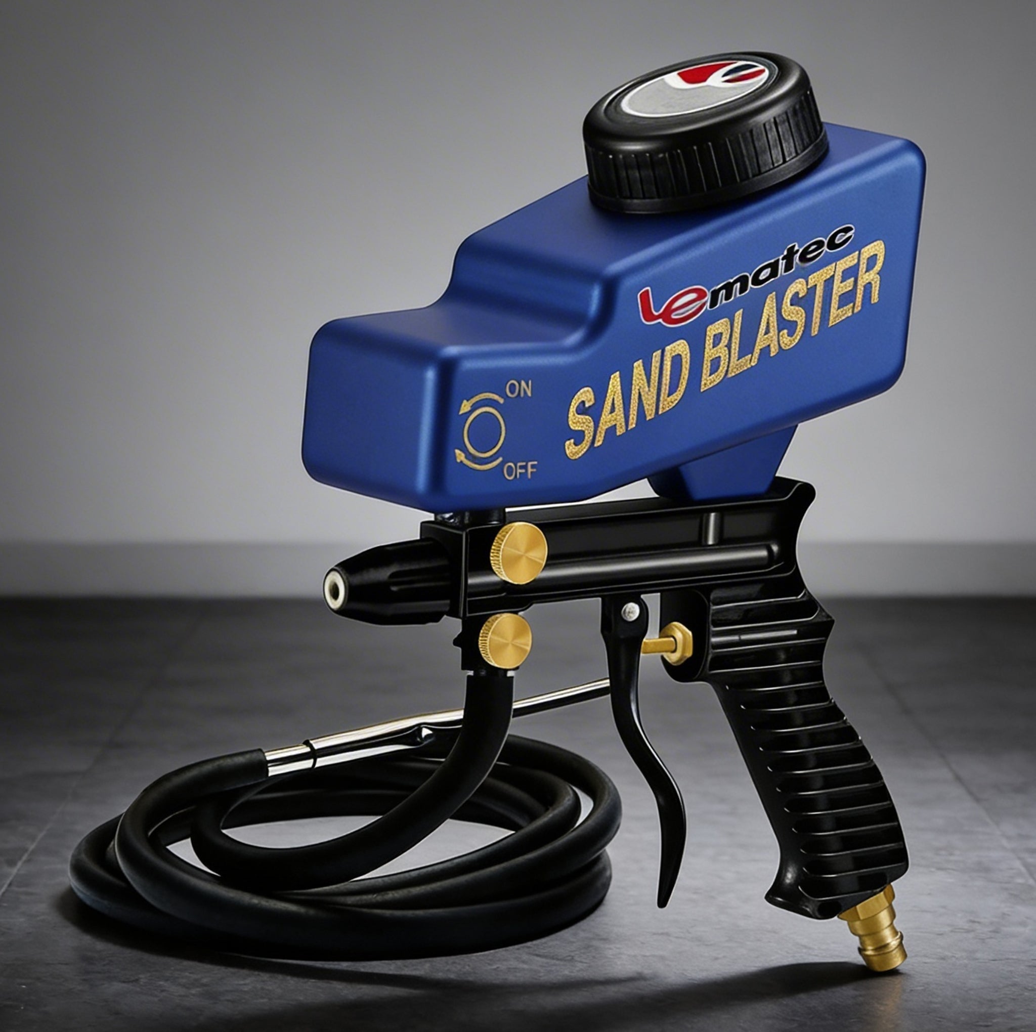 Professional Dual-Feed Sandblaster Gun Kit - 150 PSI with Ceramic Tip & 18oz Hopper (AS118-2) Pro Air Tools