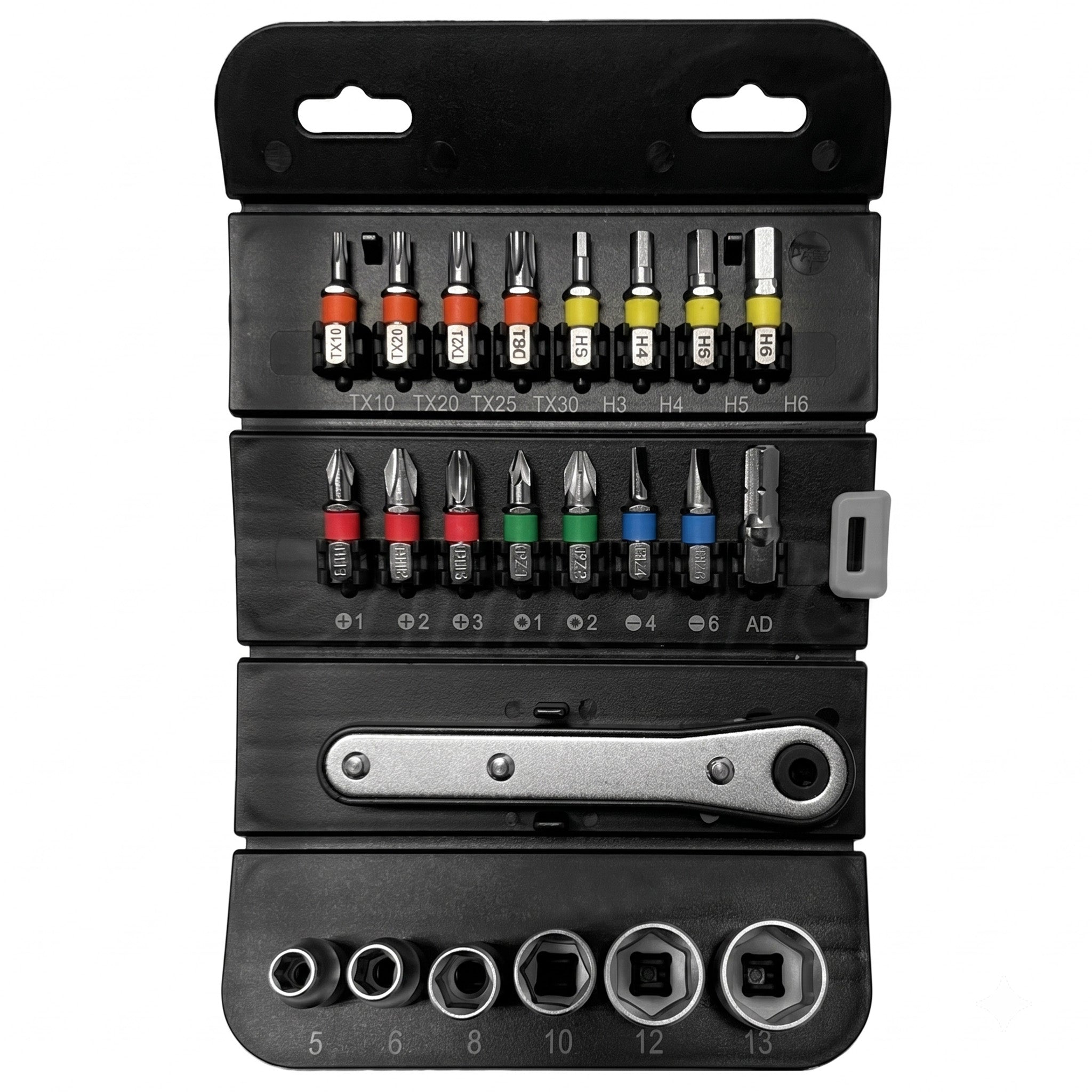 Pro Air Tools LE-RF232 23-piece 1/4" drive mini socket set with compact case for versatile automotive and DIY use