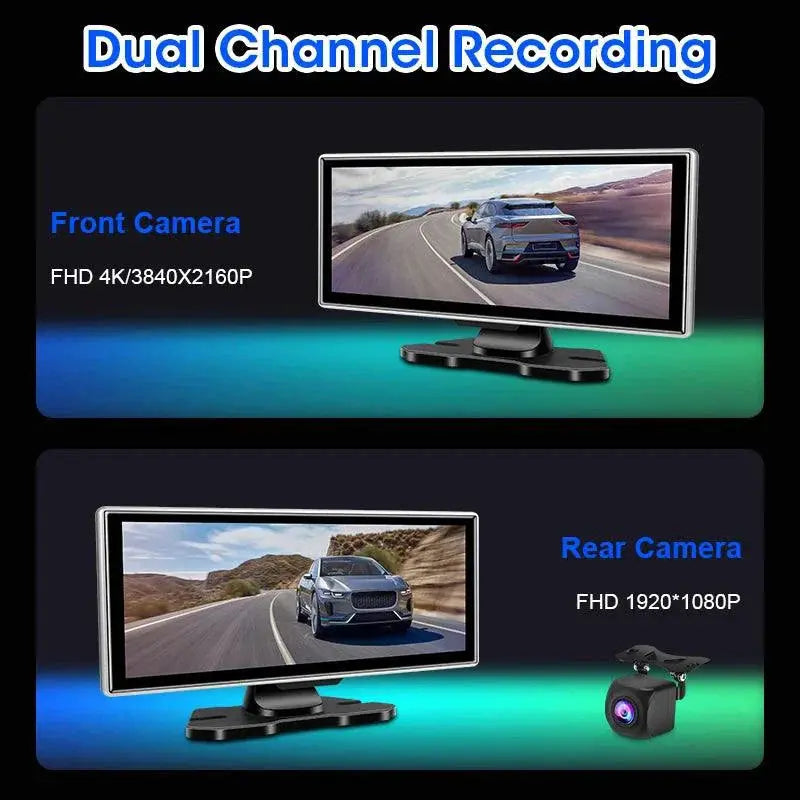 Dash Cam 10.11.26" with 4K Resolution and GPS MANDOTOS