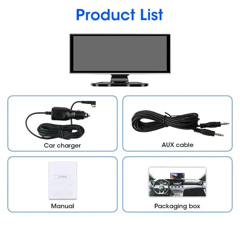 Dash Cam 10.11.26" with 4K Resolution and GPS MANDOTOS