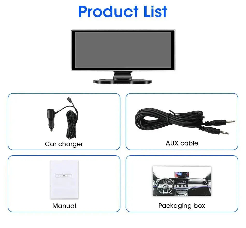 Dash Cam 10.11.26" with 4K Resolution and GPS MANDOTOS