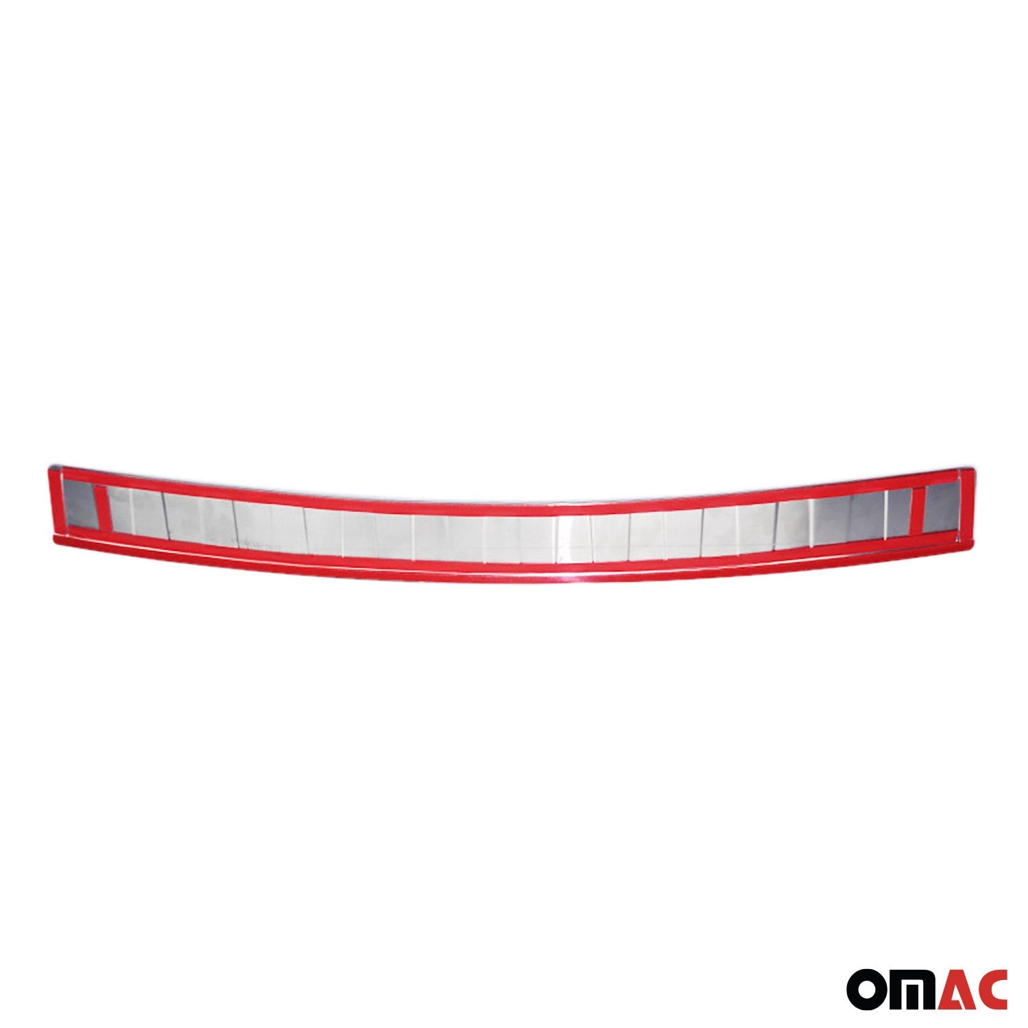 OMAC USA 2013-2022 Chevrolet Trax Rear Bumper Guard Stainless Steel Glossy, rear bumper sill cover, reverse view
