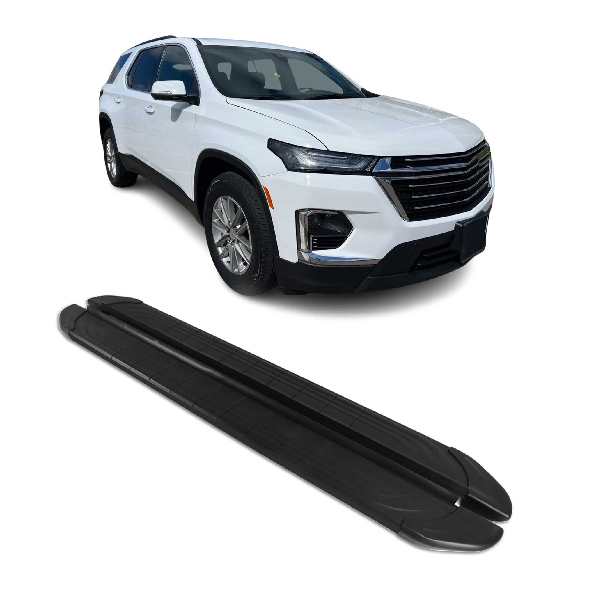 OMAC USA 2018-2023 Chevrolet Traverse Nerf Bar Side Step Running Boards Alu 2x