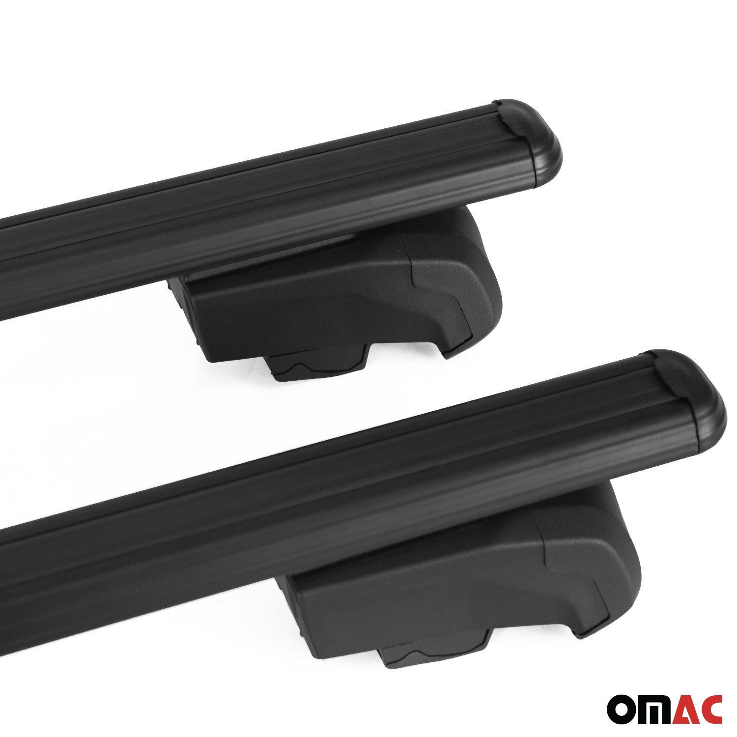 OMAC USA 2021-2024 Buick Envision Roof Rack Cross Bars Black, flush-mounted roof rails, package contents