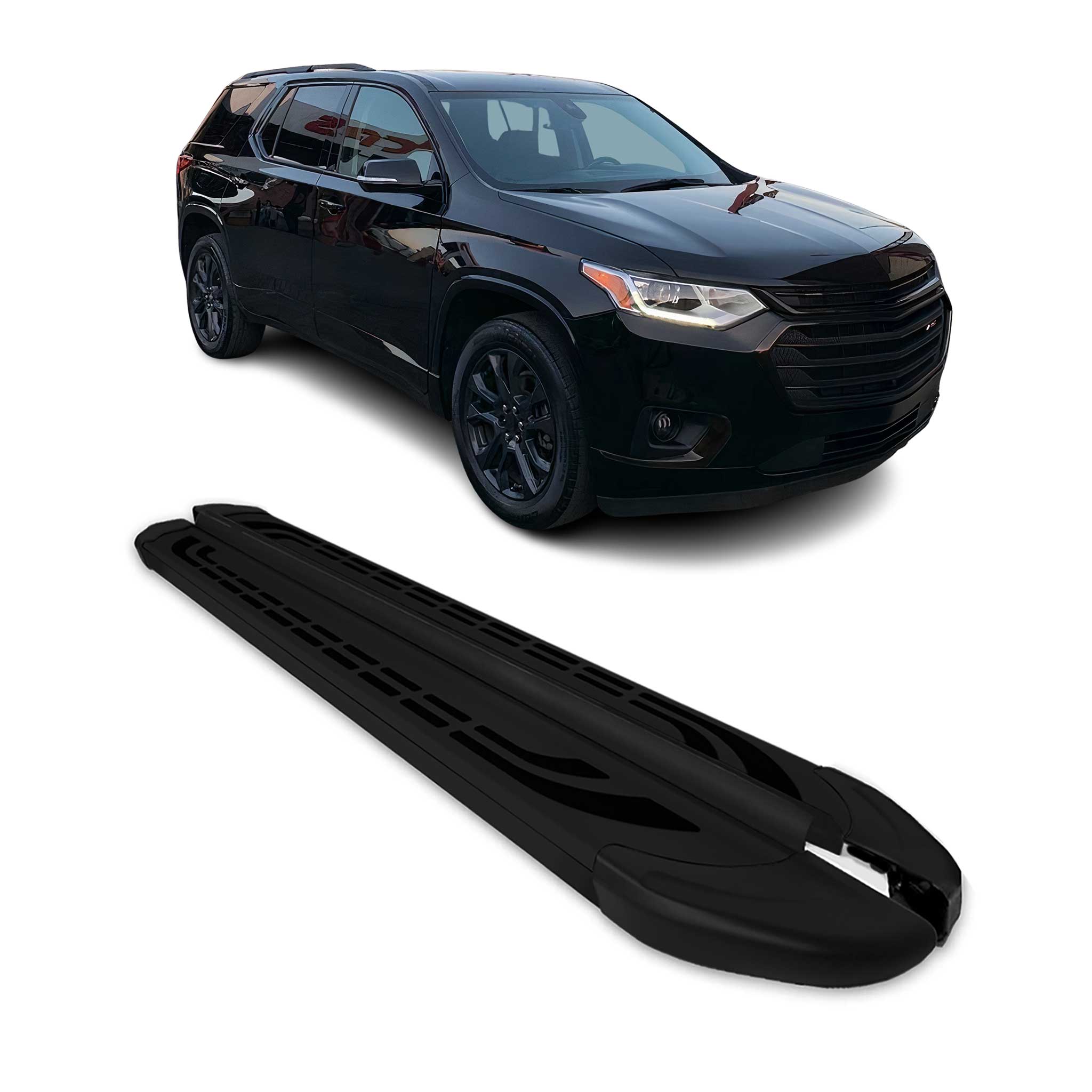 OMAC USA 2018-2023 Chevrolet Traverse Nerf Bar Side Step Running Boards Alu 2x