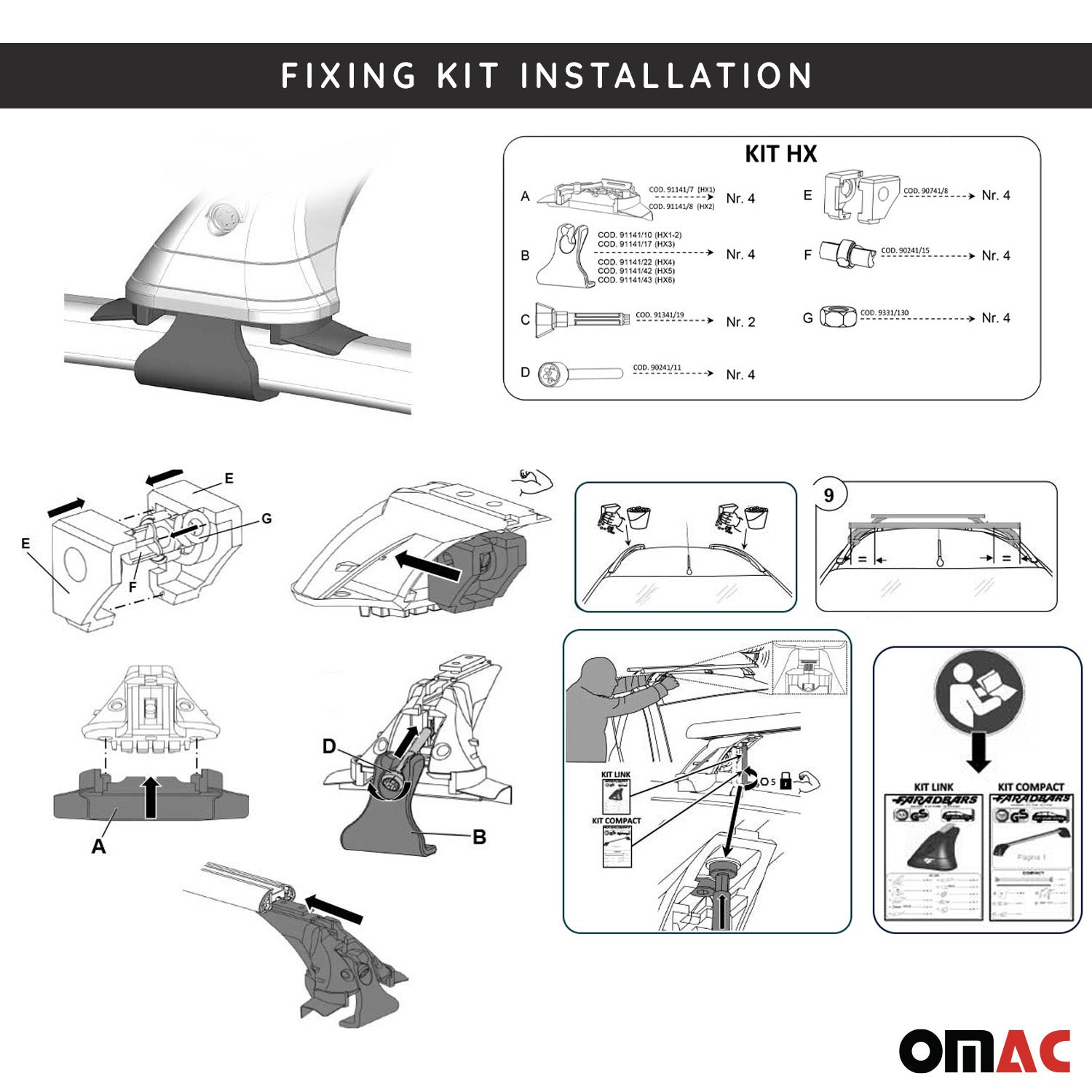 OMAC USA 2013-2015 Chevrolet Spark Roof Racks Cross Bars Silver, raised roof rails, top view