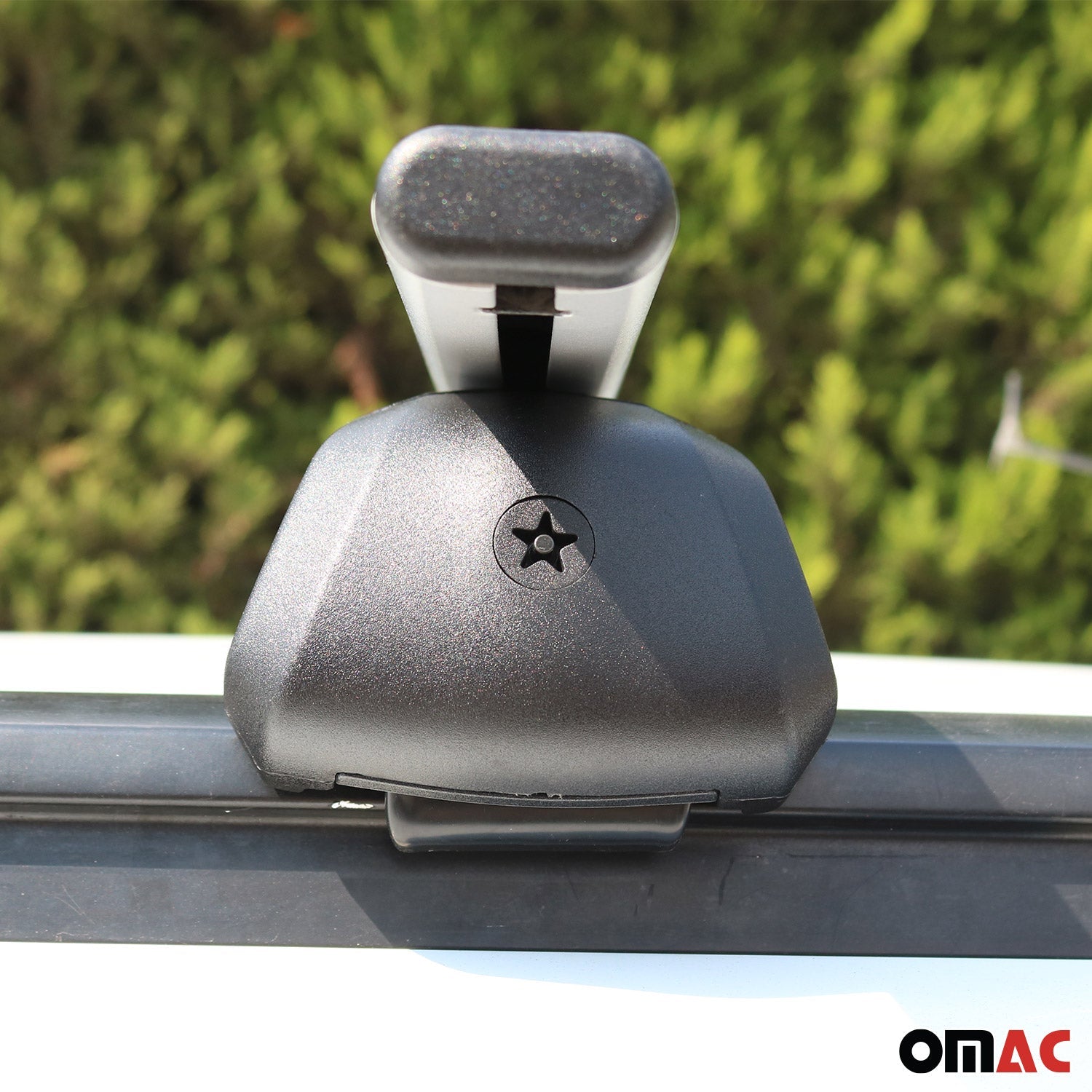 OMAC USA 2021-2026 Chevrolet Tahoe Roof Rack Cross Bars Silver, flush-mounted roof rails, product detail