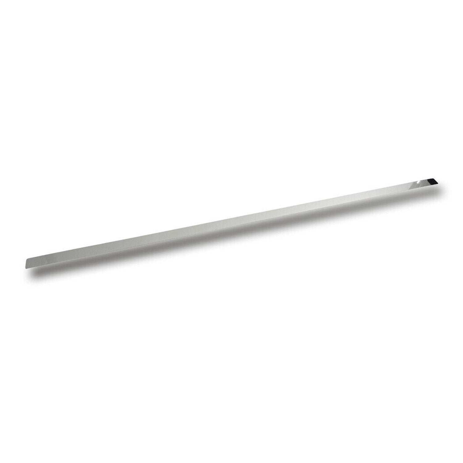 OMAC USA 2014-2019 GMC Sierra 1500/2500/3500 HD Rear Trunk Molding Trim Stainless Steel Silver 1Pc, reverse view