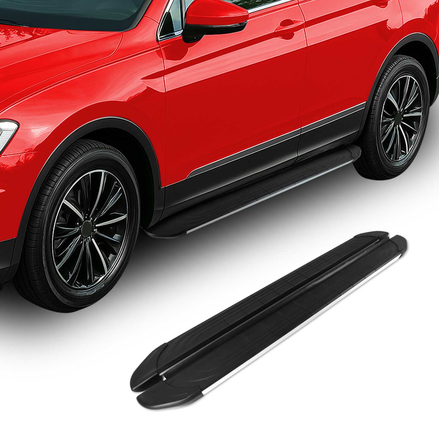 OMAC USA 2019-2026 Chevrolet Silverado / GMC Sierra 1500 Double Cab Crew Cab Side Step, running boards, alternate view