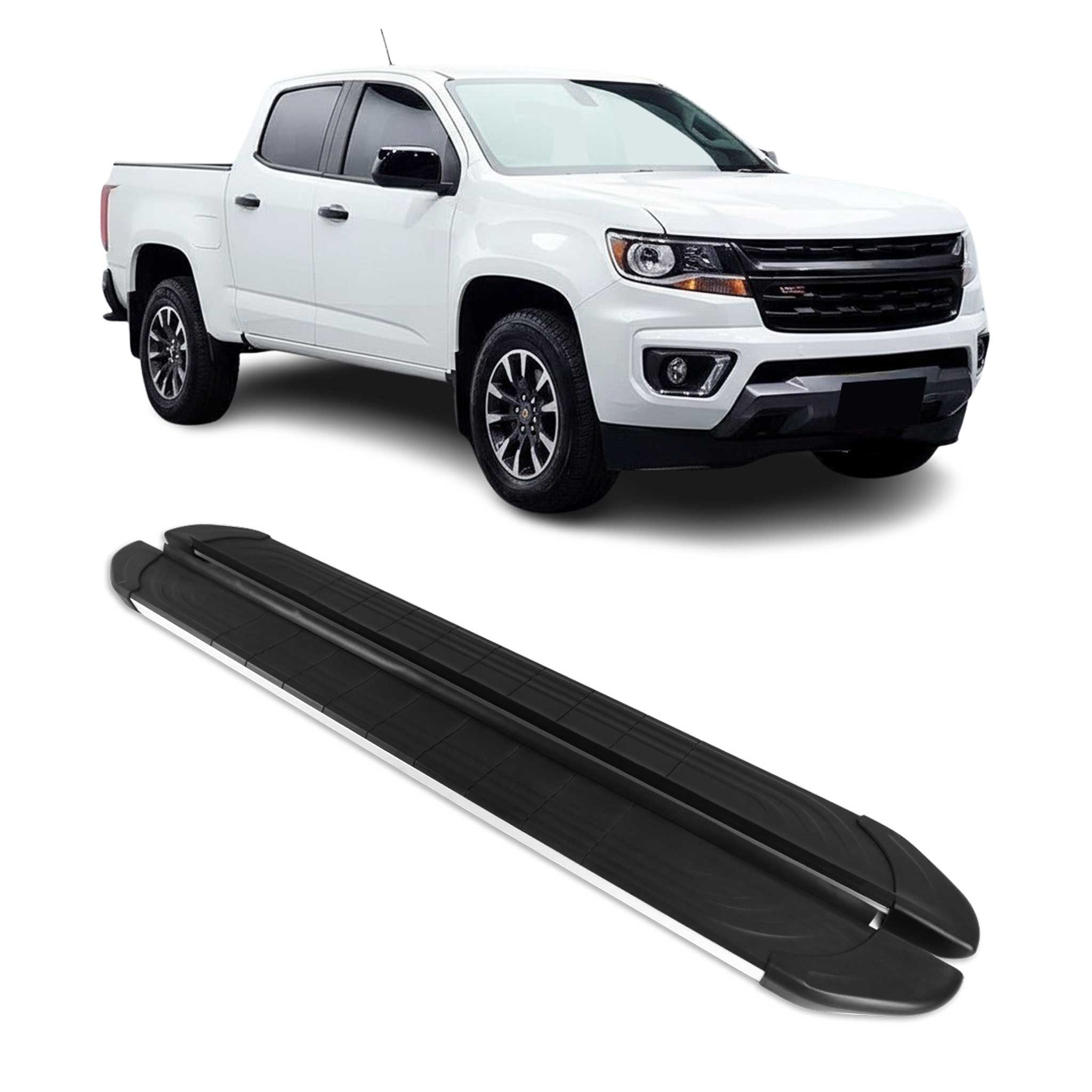 OMAC USA 2015-2024 Chevrolet Colorado / GMC Canyon Nerf Bar Side Step Running Boards Alu