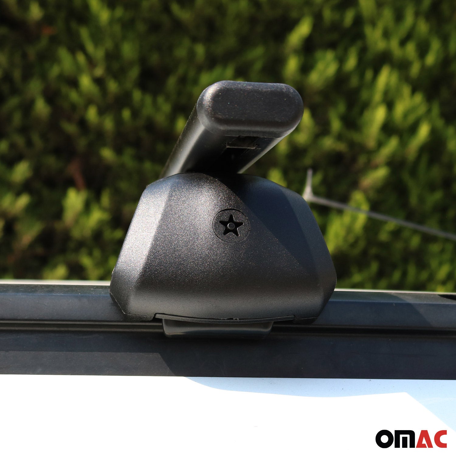 OMAC USA 2013-2022 Buick Encore Roof Rack Cross Bars Black, flush-mounted roof rails, product detail