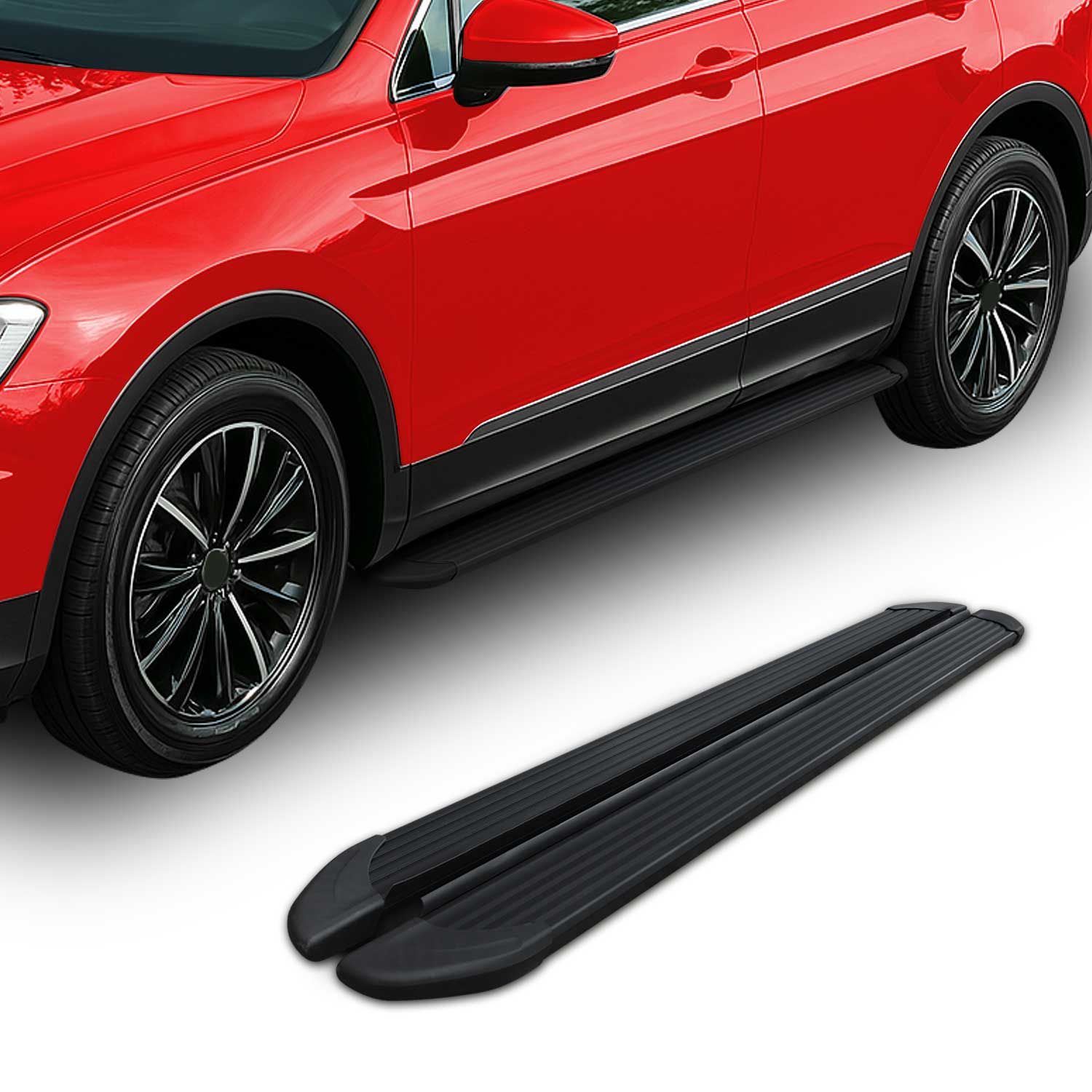 OMAC USA 2007-2019 Chevy Silverado / GMC Sierra 1500 2500HD 3500HD CrewCab Running Boards Side Step Nerf Bars, alternate view