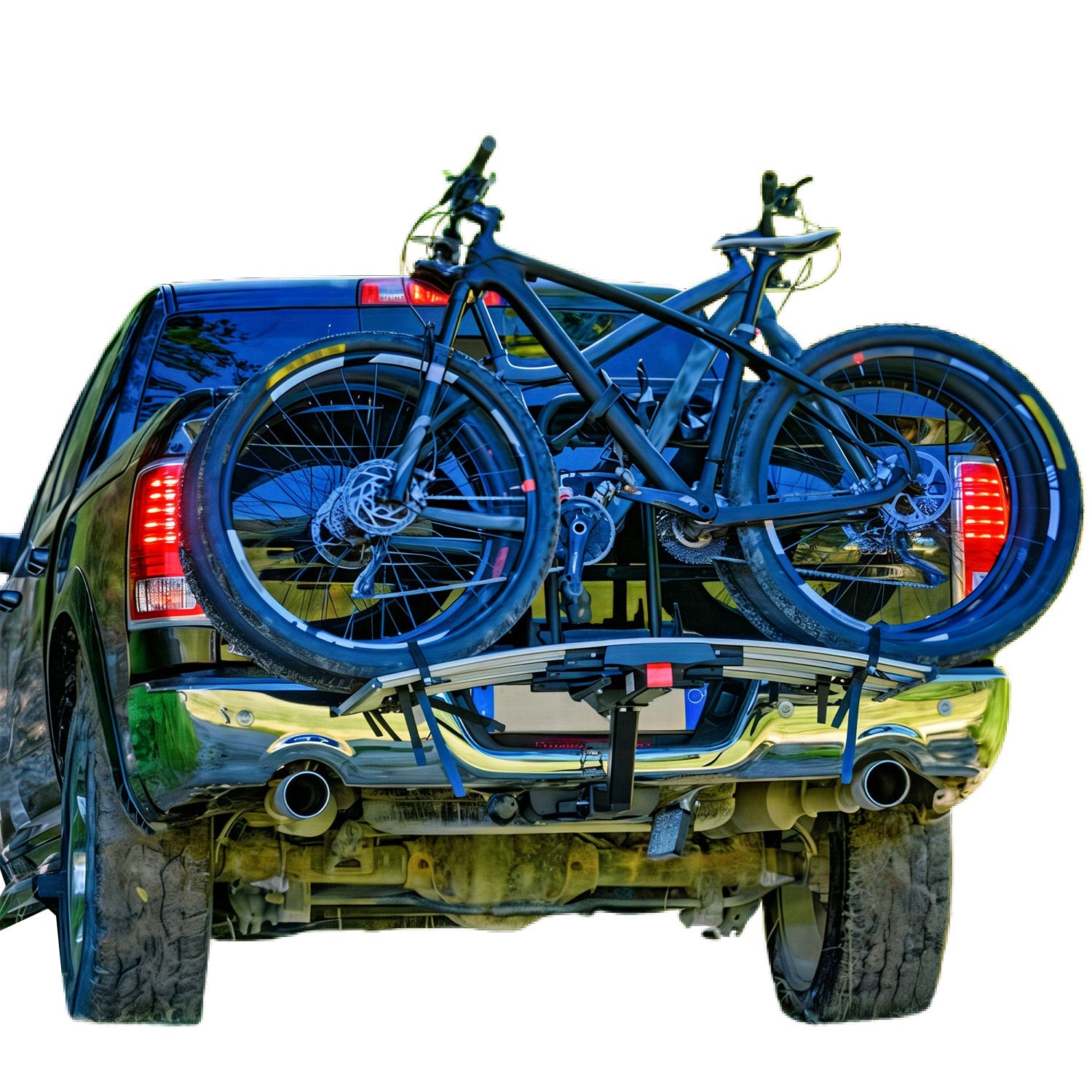 OMAC USA 3 Bicycle Carrier 2” Receiver Hitch Mounted Foldable Rack SUV Truck Car, trunk bike racks
