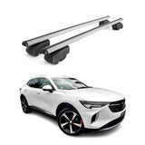 OMAC USA 2021-2024 Buick Envision Roof Rack Cross Bars Silver, flush-mounted roof rails
