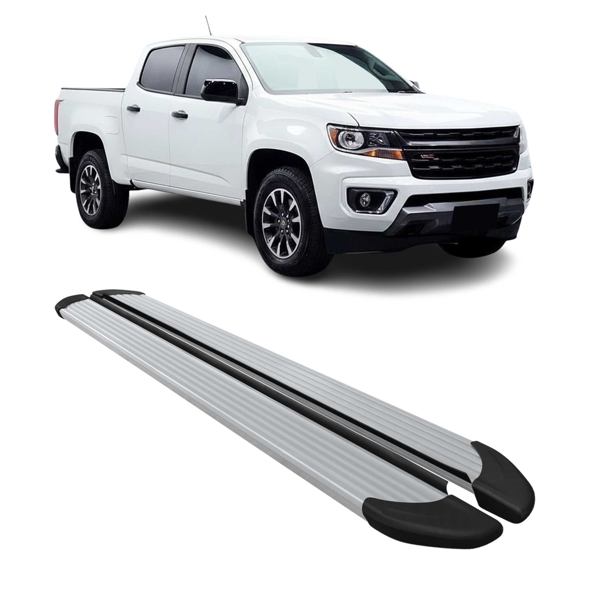 OMAC USA 2015-2024 Chevrolet Colorado / GMC Canyon Nerf Bar Side Step Running Boards Alu