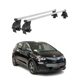 2017-2023 Chevrolet Bolt EV Roof Rack Cross Bars Silver