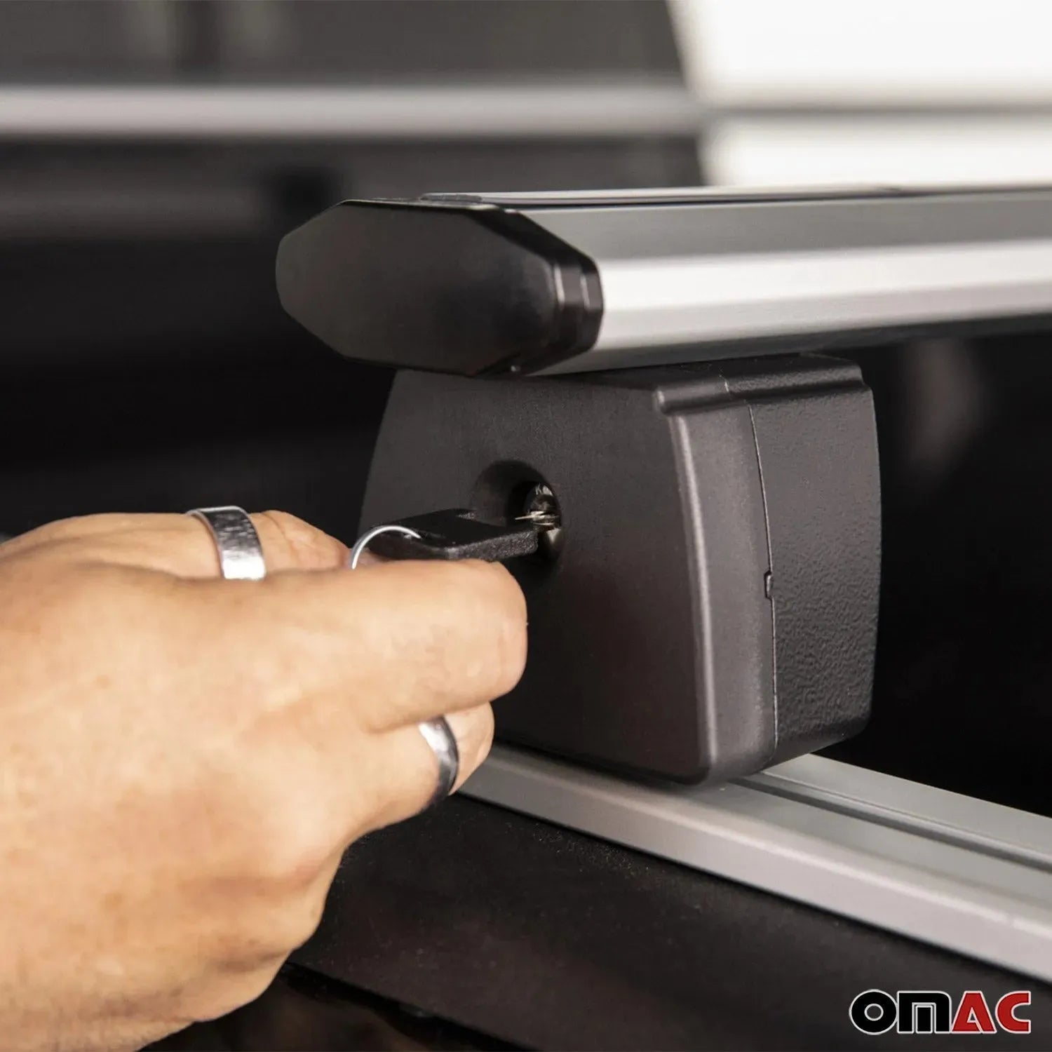 OMAC USA 2019-2026 GMC Sierra 1500 2500HD 3500HD / Sierra EV Truck Bed Rack System, angled view