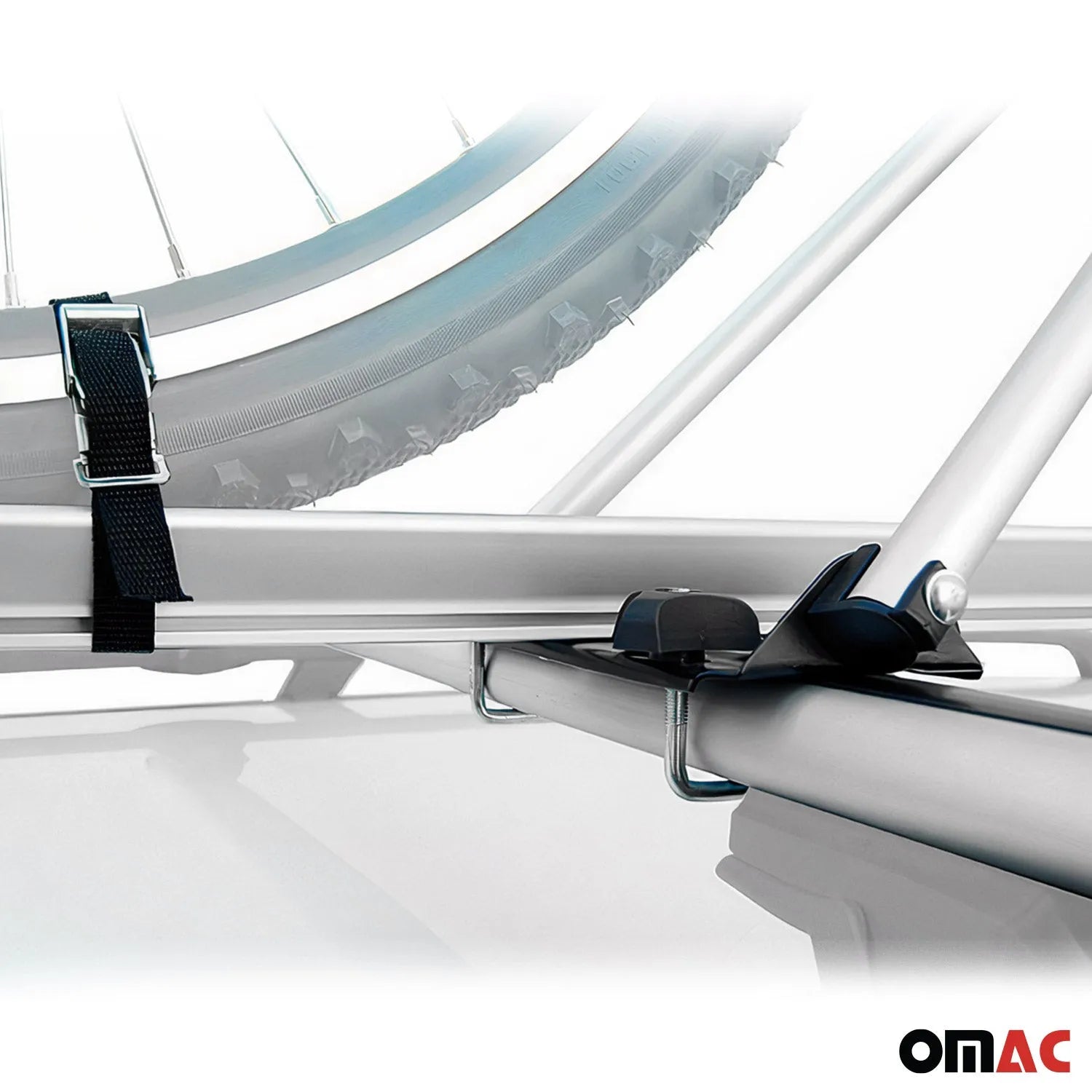 OMAC USA 2018-2024 GMC Terrain / Terrain Denali Bike Rack Carrier Roof Racks Set, roof kits, further detail