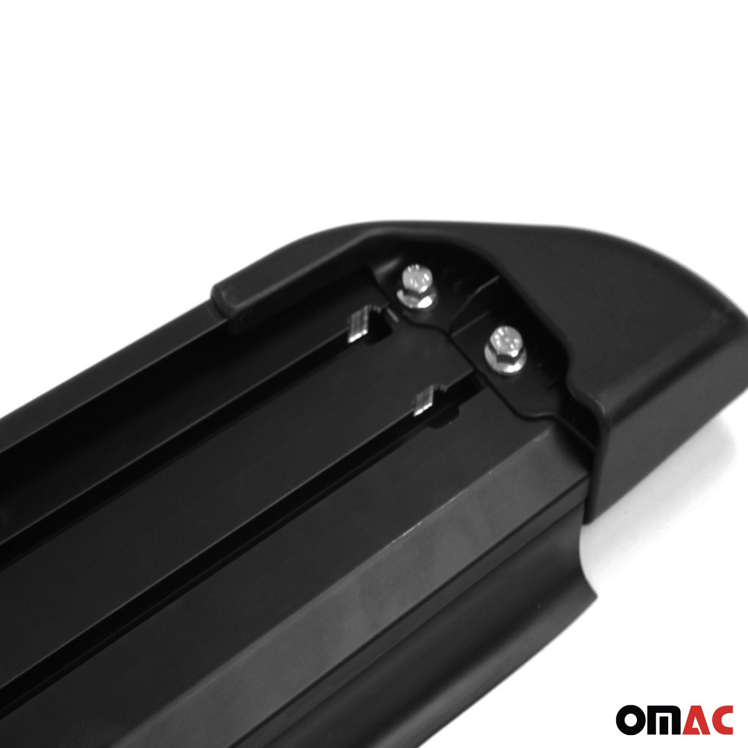 OMAC USA 2015-2024 Chevrolet Colorado / GMC Canyon Nerf Bar Side Step Running Boards Alu, reverse view