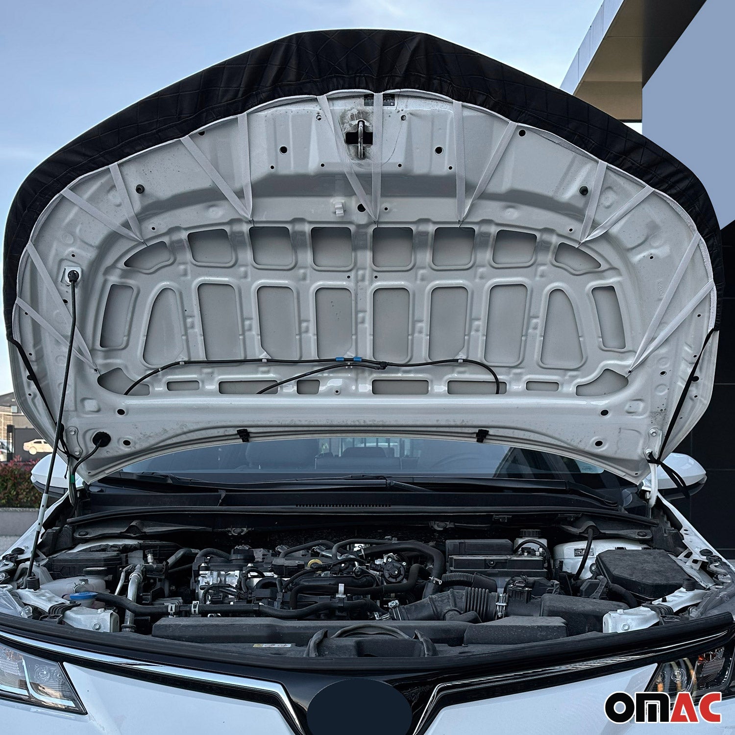 OMAC USA 2015-2020 Chevrolet Tahoe Car Bonnet Mask Hood Bra Black 1 Pc, product detail