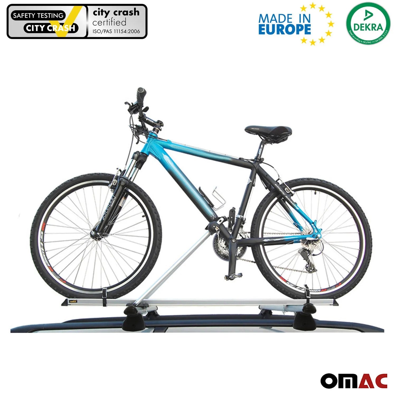 OMAC USA 2018-2024 GMC Terrain / Terrain Denali Bike Rack Carrier Roof Racks Set, roof kits, alternate view