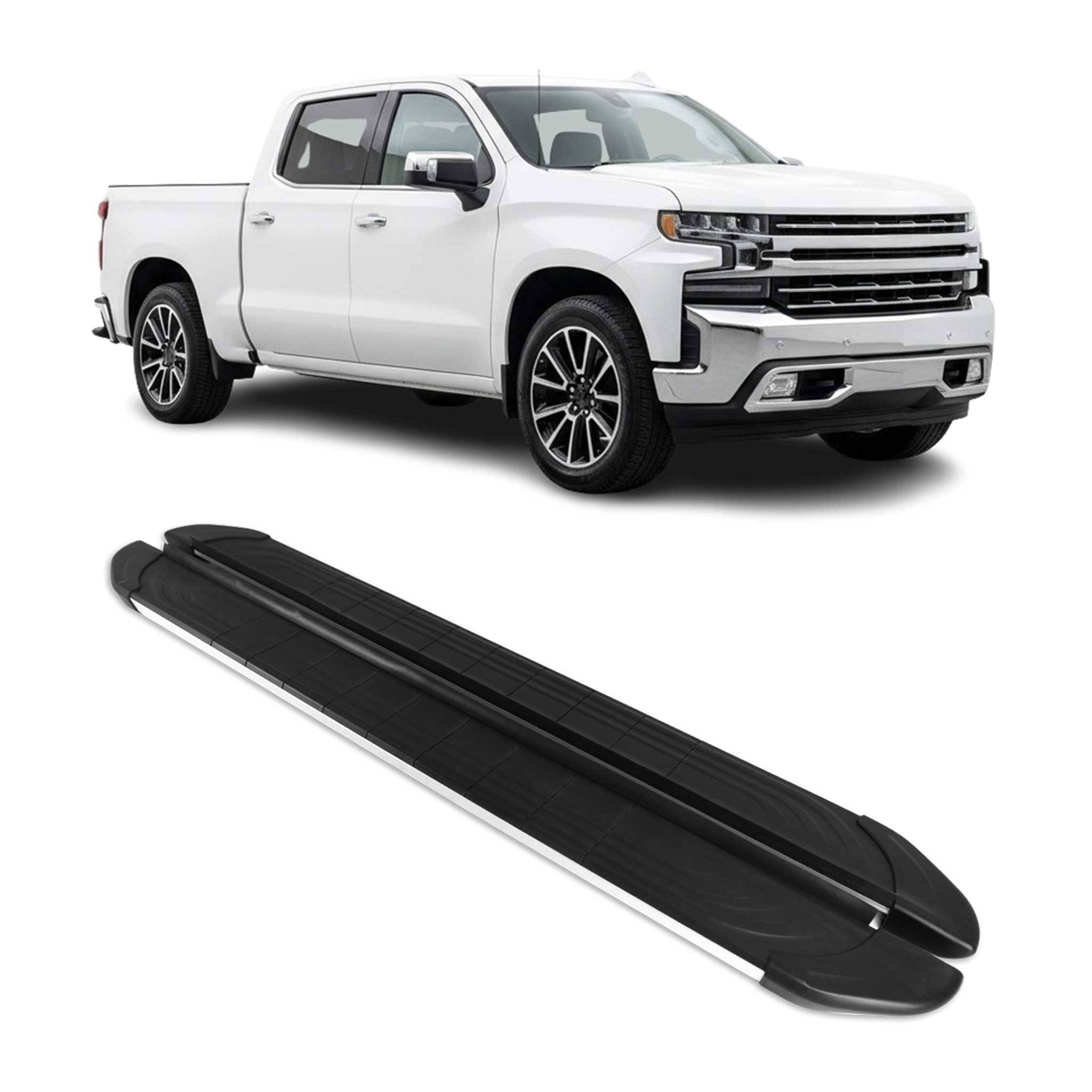 OMAC USA 2019-2026 Chevrolet Silverado / GMC Sierra 1500 Double Cab Crew Cab Side Step, running boards
