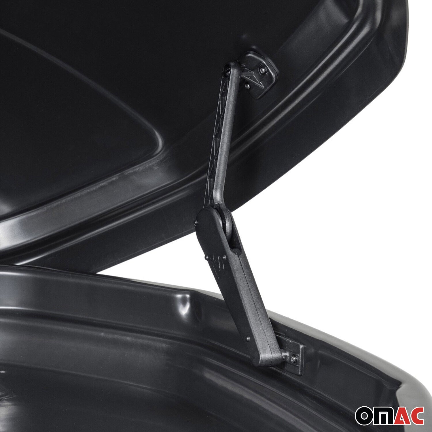 OMAC USA Roof Cargo Box 11 Cubic Feet Black, roof boxes, top view