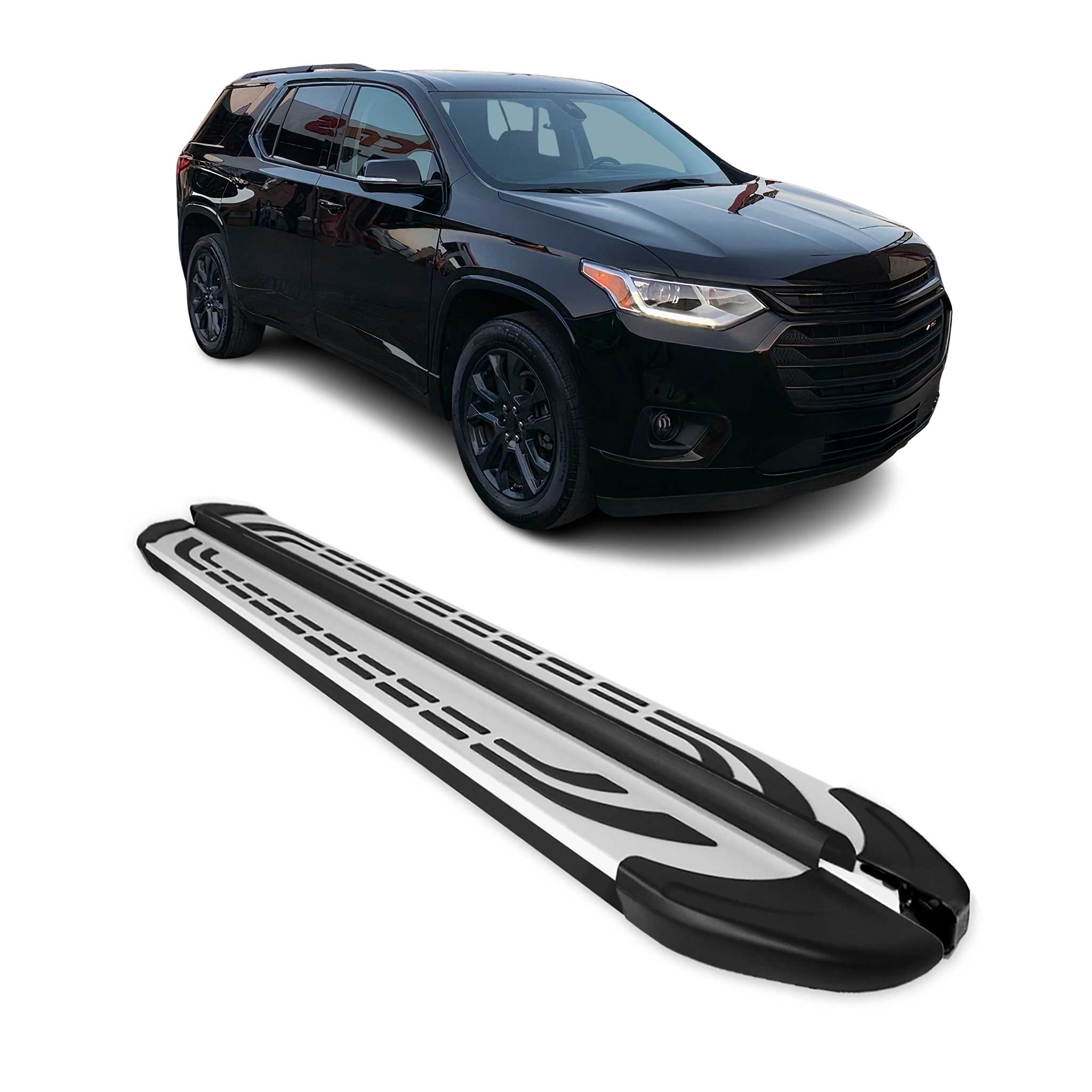 OMAC USA 2018-2023 Chevrolet Traverse Nerf Bar Side Step Running Boards Alu 2x