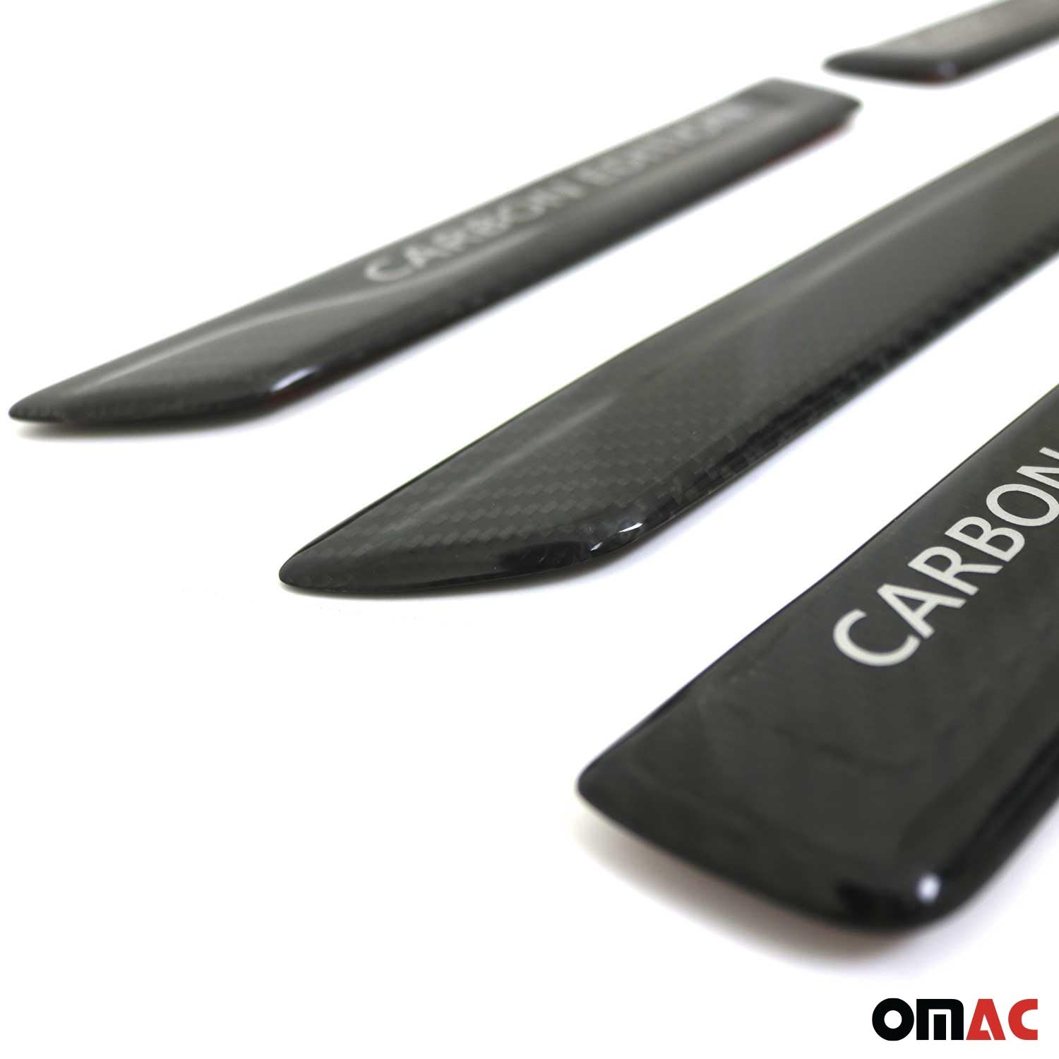 OMAC USA GMC Door Sill Scuff Plate Scratch Protector Carbon Fiber Edition 4 Pcs, door sill covers, product detail