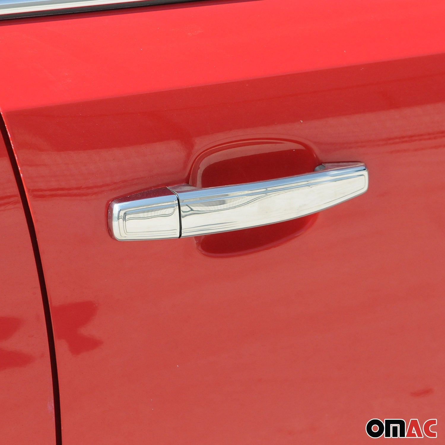 OMAC USA 2011-2015 Chevrolet Cruze Car Door Handle Cover Protector Stainless Steel 8 Pcs, alternate view