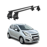 OMAC USA 2016-2022 Chevrolet Spark Roof Rack Cross Bars Black, smooth/naked roof racks