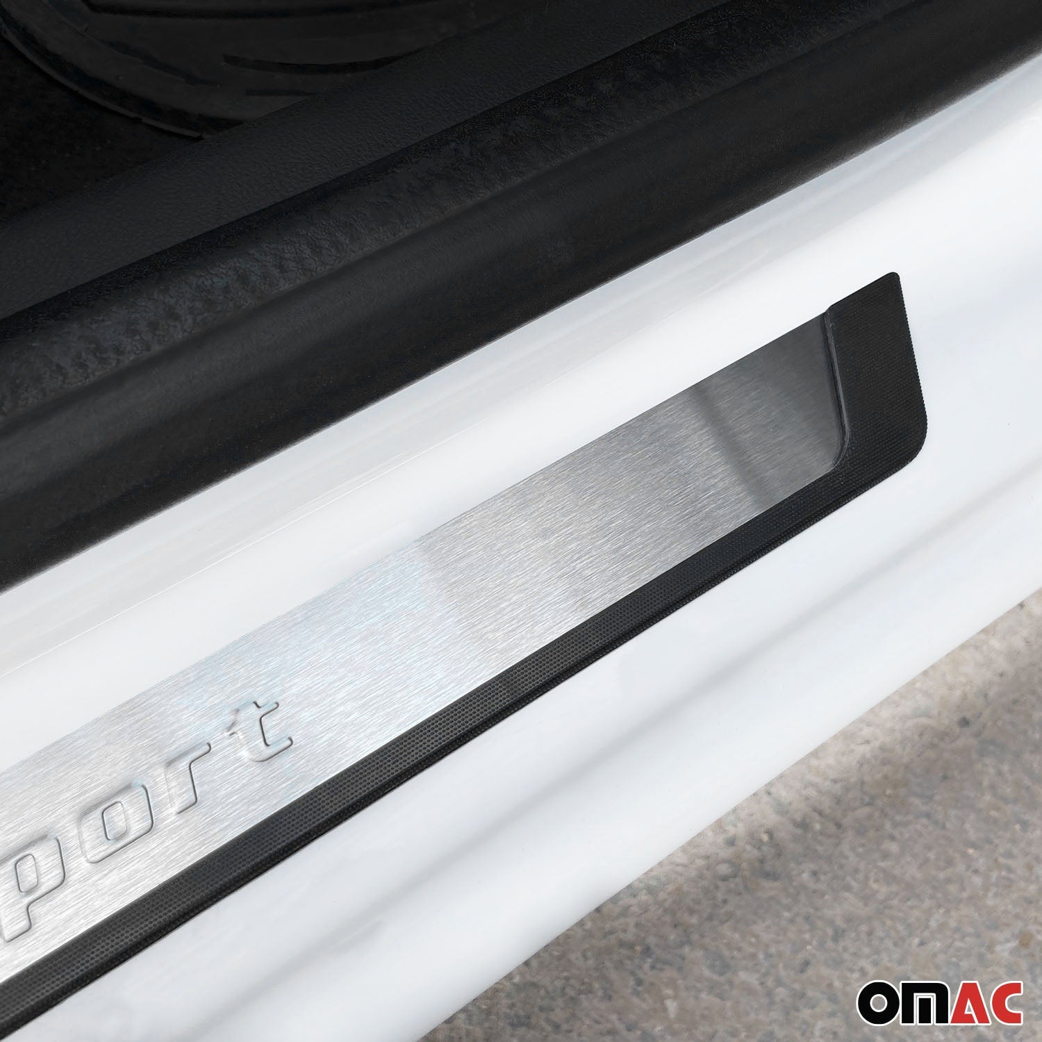 OMAC USA GMC Yukon Yukon XL 1500 Door Sill Scuff Plate Scratch Protector Sport Brushed Stainless Steel 4Pcs, product detail